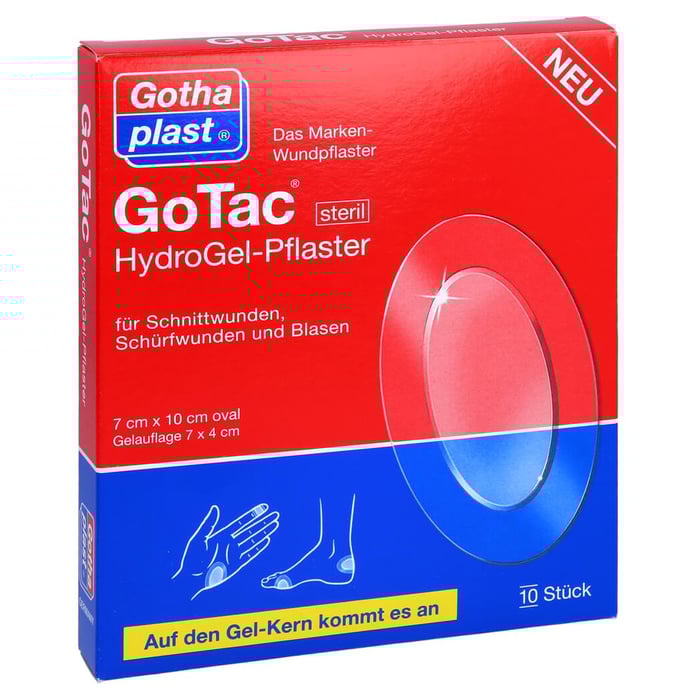 Gotac HydroGel-Pflaster 7x10 cm steril