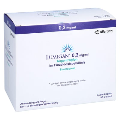 Lumigan 0,3 mg/ml Augentropfen im Einzeldosisbeh. Produktbild 1