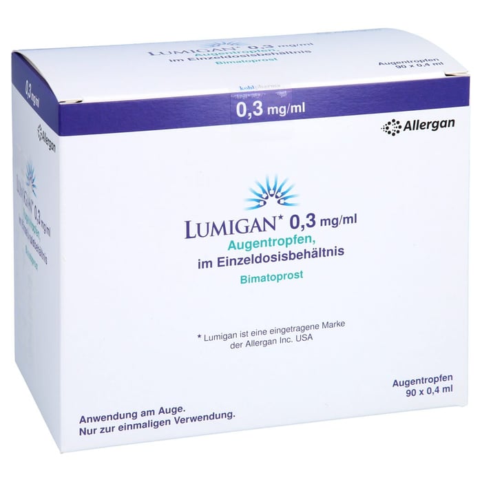 Lumigan 0.3mg/ml Augentropfen im Einzeldosisbeh.