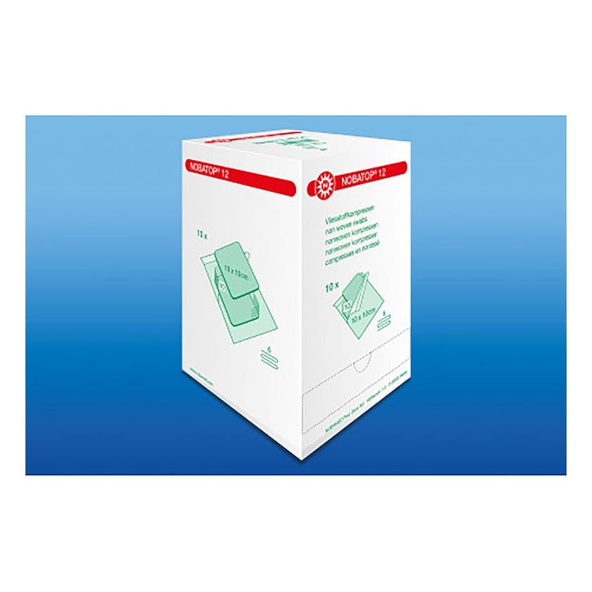 Nobatop 12 Kompressen 10x10 cm steril