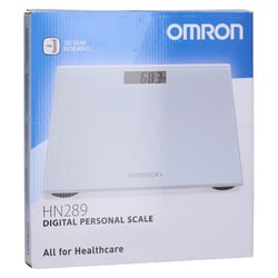 Omron Hn-289 digitale Personenwaage silbergrau