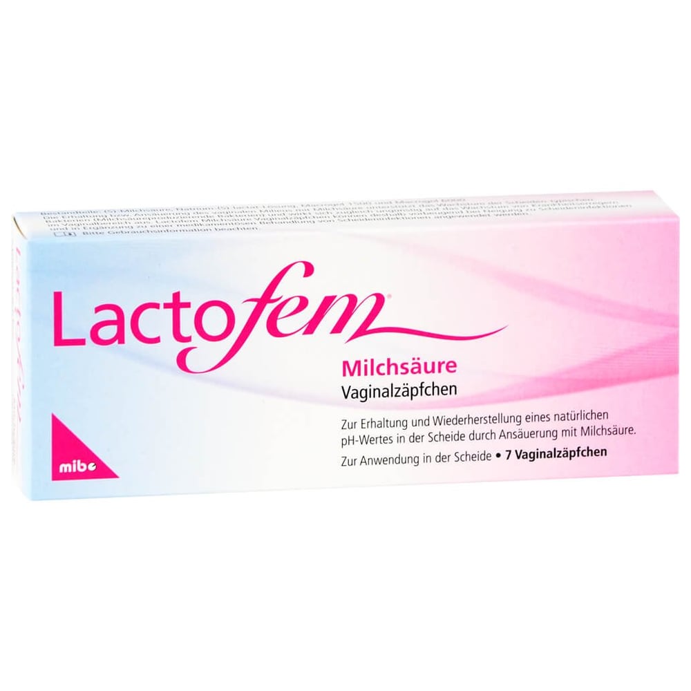 Lactofem Milchsäure Vaginalzäpfchen