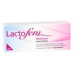 Lactofem Milchsäure Vaginalzäpfchen