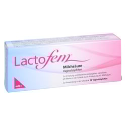 Lactofem Milchsäure Vaginalzäpfchen