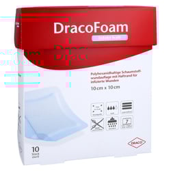 Dracofoam Infekt haft Schaumst.Wundauf.10x10 cm