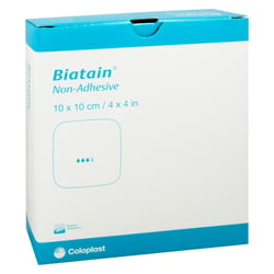 Biatain Schaumverband nichthaftend 10x10 cm 3410 Eurimpharm