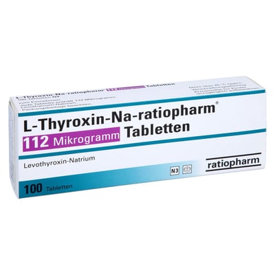 L-Thyroxin-Na-ratiopharm 112 Mikrogramm