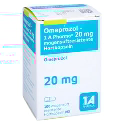 Omeprazol-1 A Pharma 20mg magensaftresis.Hartkaps.