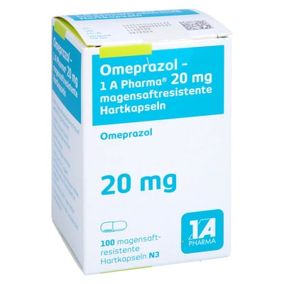 Omeprazol-1 A Pharma 20mg magensaftresis.Hartkaps.