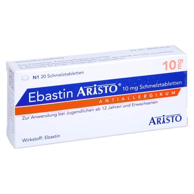 Ebastin Aristo 10mg Schmelztabletten