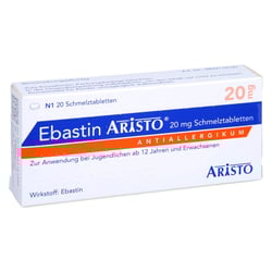 Ebastin Aristo 20 mg Schmelztabletten