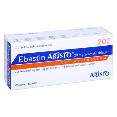 Ebastin Aristo 20 mg Schmelztabletten