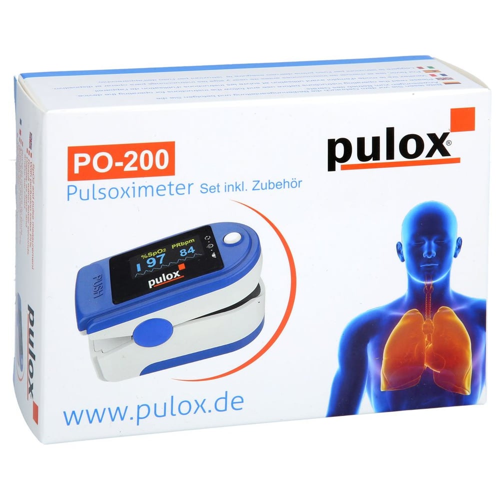 Pulox Po-200 Pulsoximeter blau