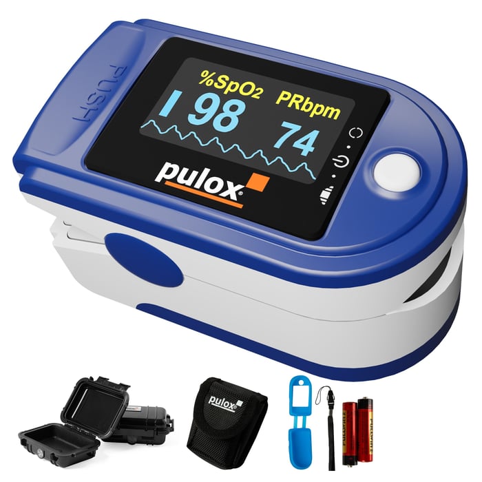 Pulox Po-200 Pulsoximeter blau