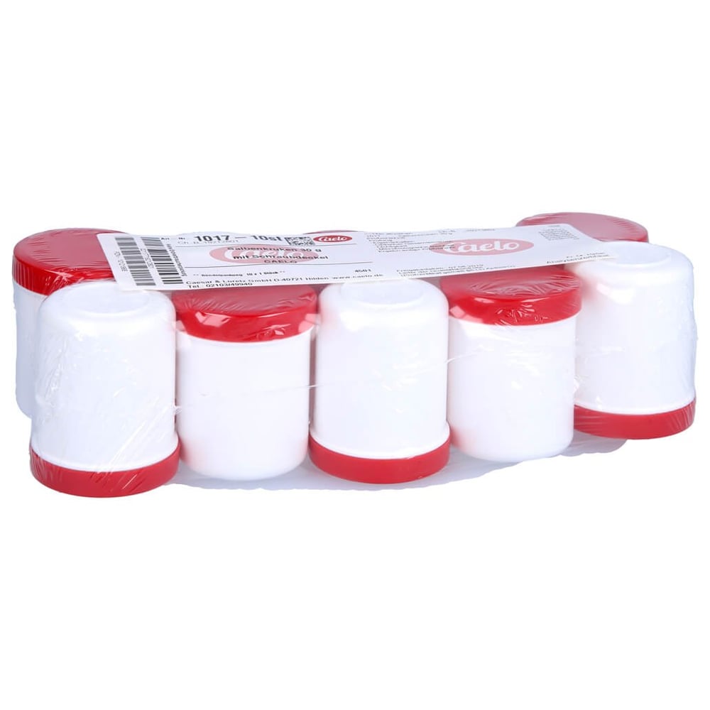 Salbenkruke Weiss 30gr Rot