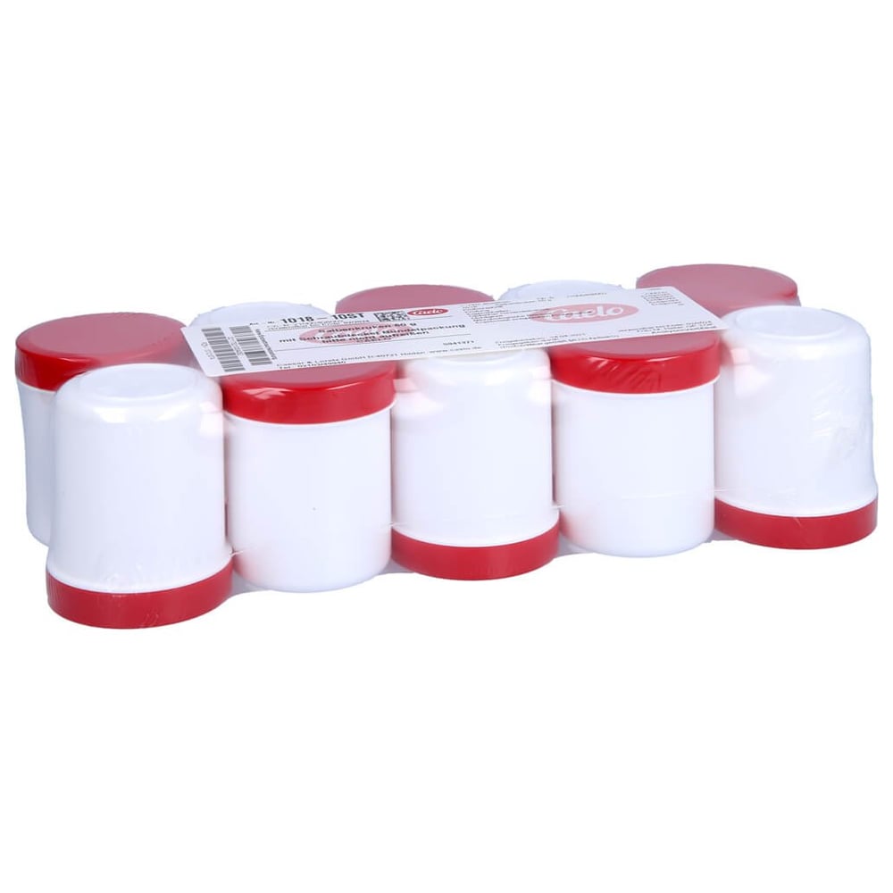 Salbenkruke Weiss 50gr Rot