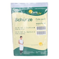 Schuerze Folie Weiss115x75