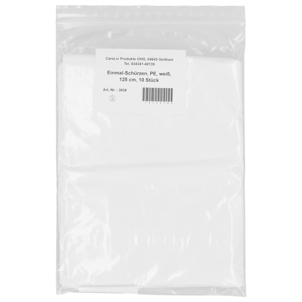 Einmal Schuerz Pe Wei125cm