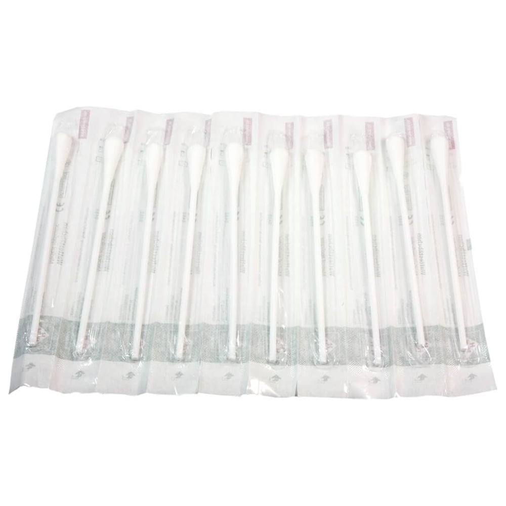 Wattestäbchen Kunststoff kleiner Kopf 15 cm steril