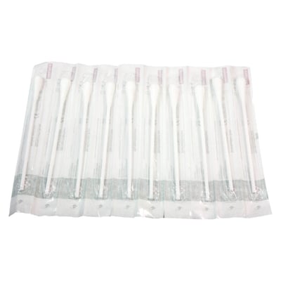 Wattestäbchen Kunststoff kleiner Kopf 15 cm steril