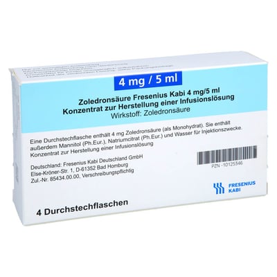 Zoledronsäure Fresenius Kabi 4 mg/5 ml