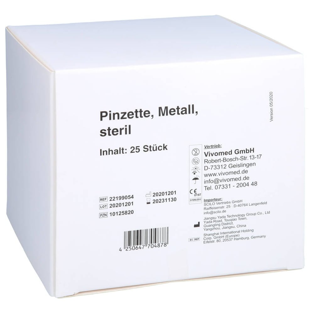 Einmal Pinzette Metall STE
