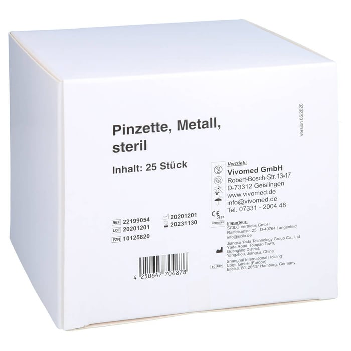 Einmal Pinzette Metall STE