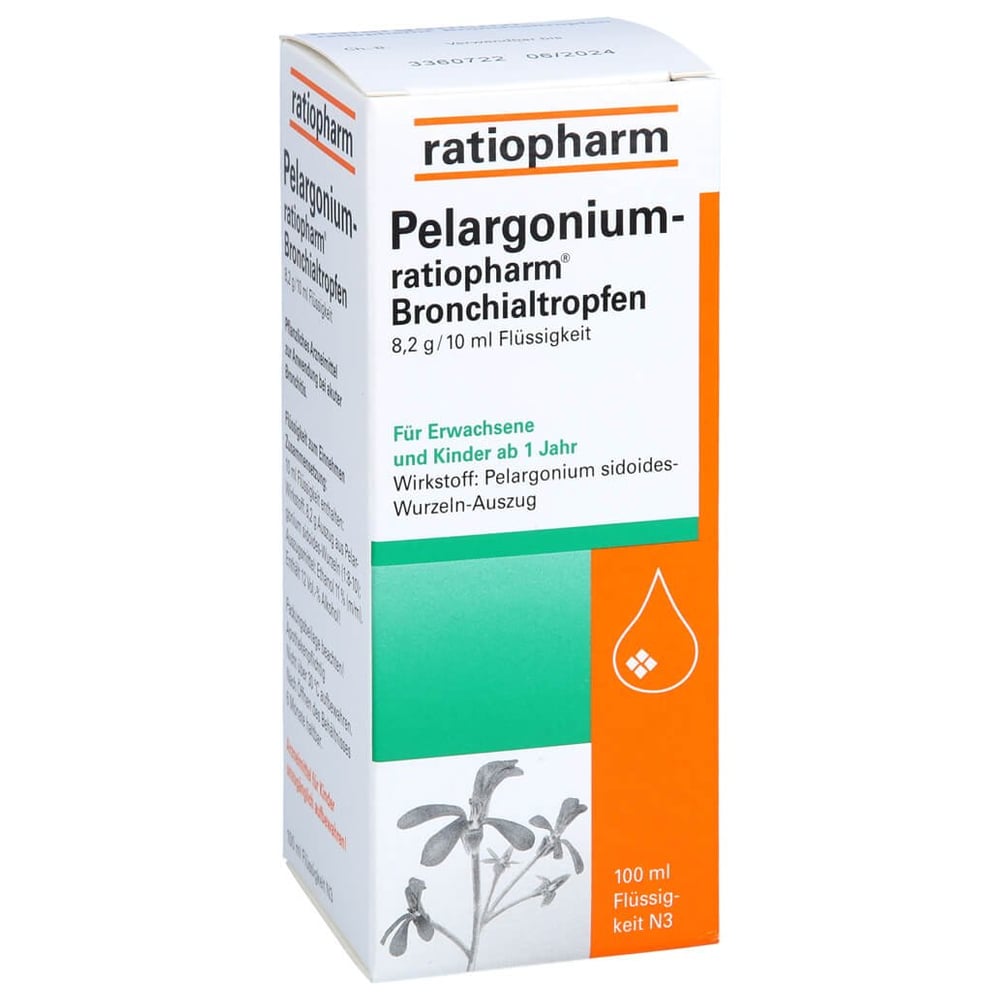 Pelargonium-ratiopharm Bronchialtropfen