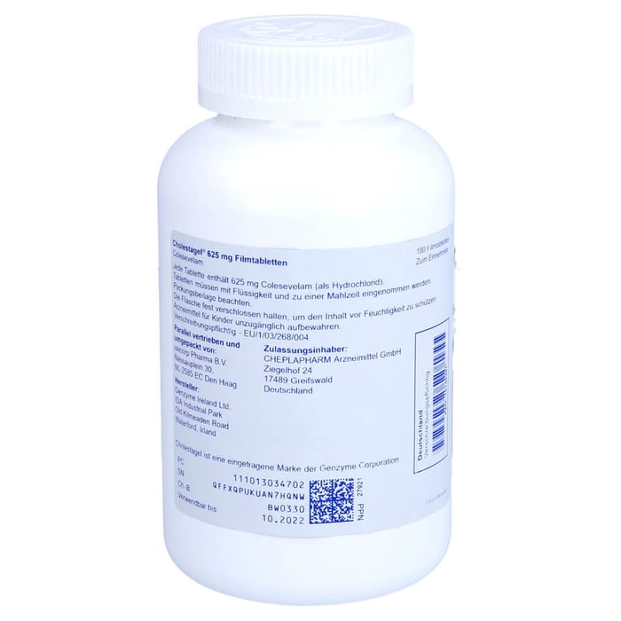 Cholestagel 625mg