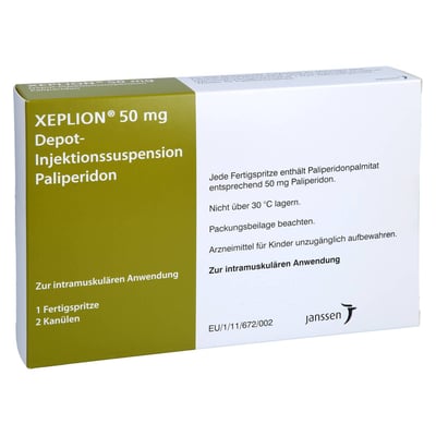 Xeplion 50 mg Depot-Injektionssuspension Produktbild 1