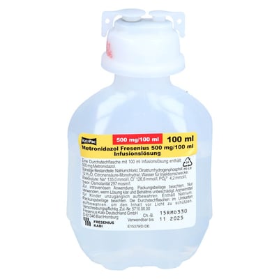 Metronidazol Fr500mg/100ml