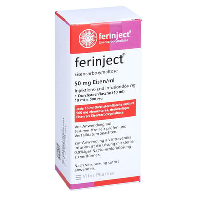 Ferinject 50 mg Eisen/ml Produktbild 1