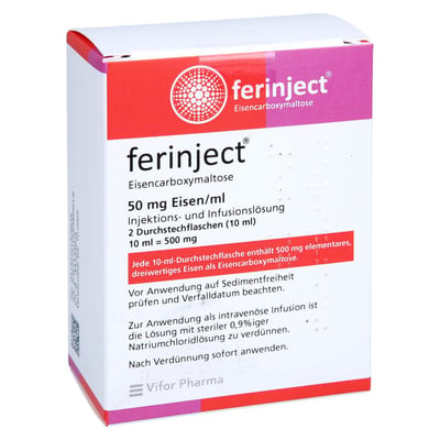 Ferinject 50 mg Eisen/ml Produktbild 1