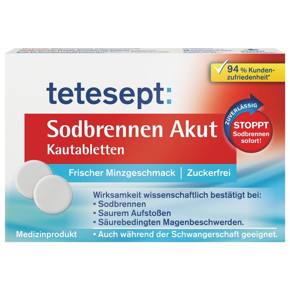 Tetesept Sodbrennen Akut Kautabletten