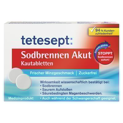 Tetesept Sodbrennen Akut Kautabletten