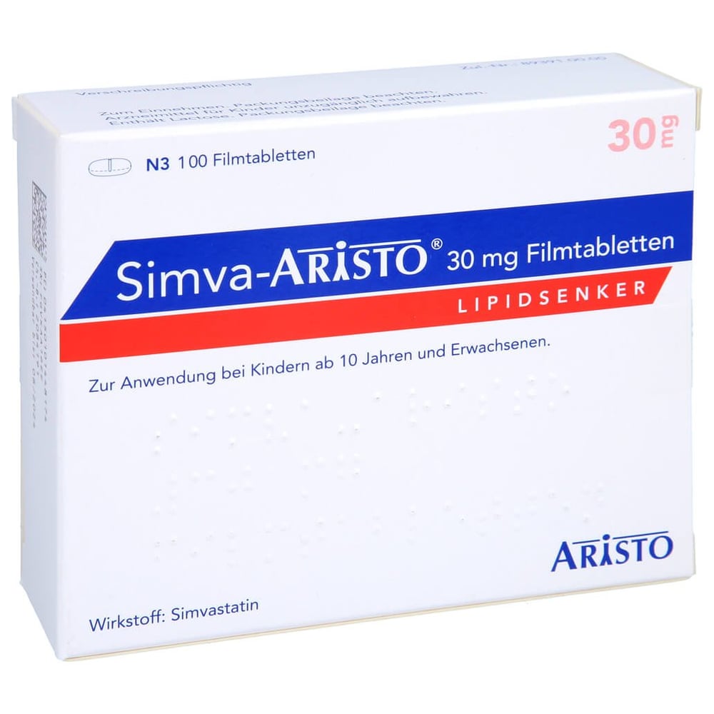 Simva Aristo 30mg Filmtabletten