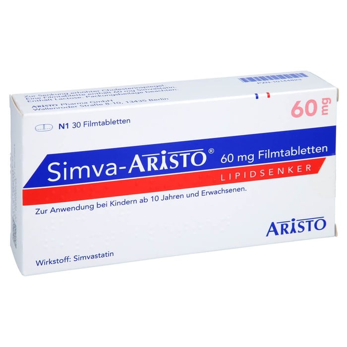 Simva Aristo 60mg Filmtabletten