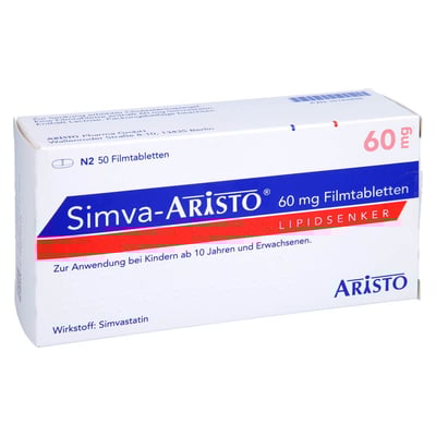 Simva Aristo 60mg Filmtabletten