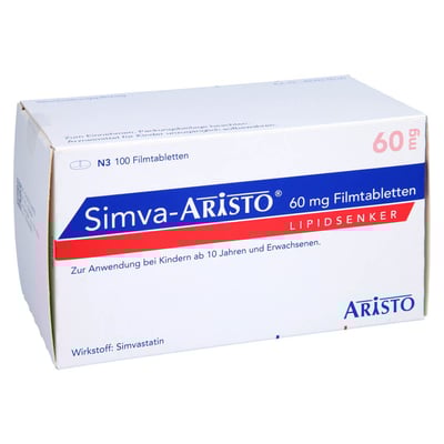 Simva Aristo 60mg Filmtabletten