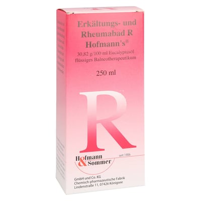 Erkältungs- und Rheumabad R Hofmanns