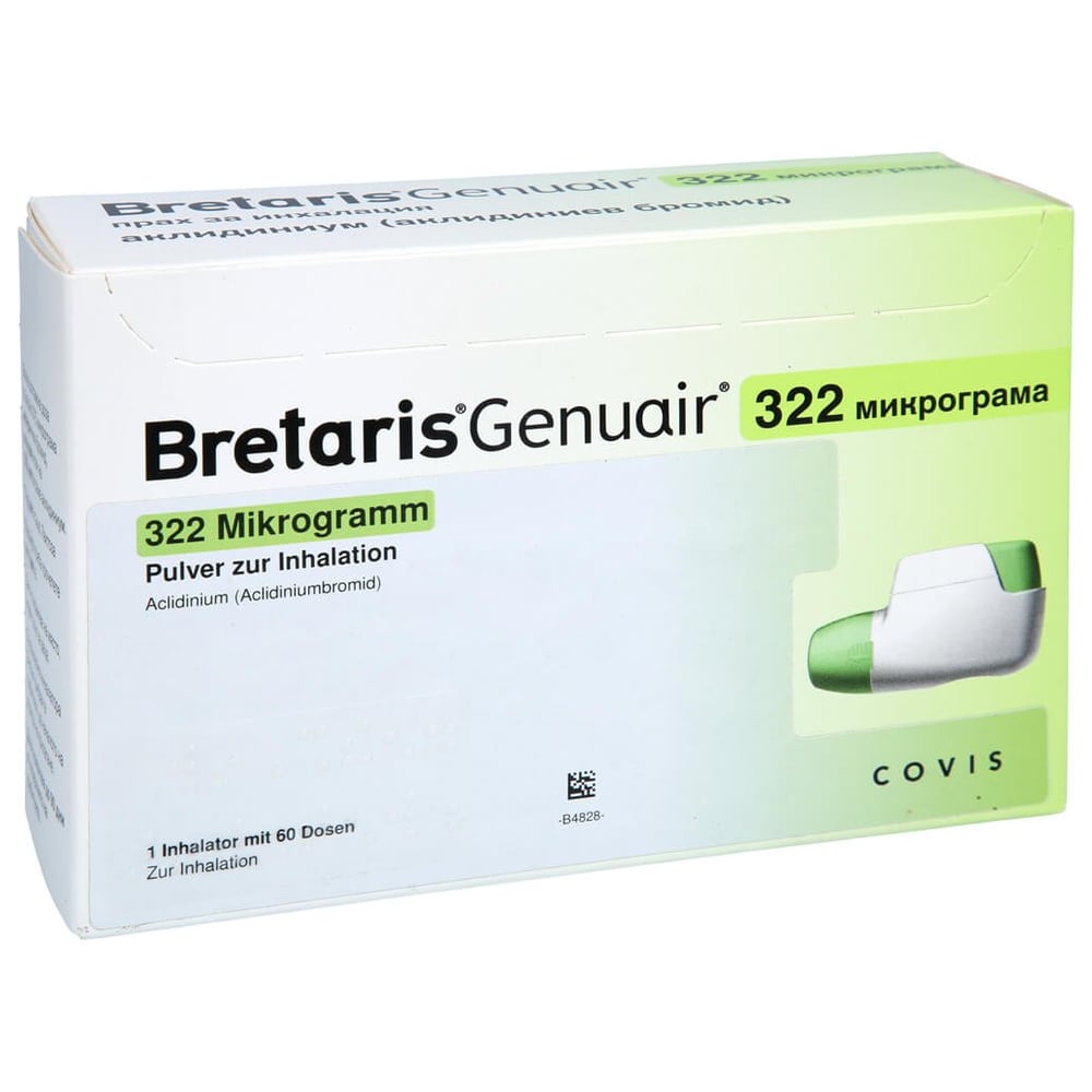 Bretaris Genuair 322 ug Pulver z.Inhalation 1x60ED