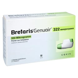 Bretaris Genuair 322 ug Pulver z.Inhalation 1x60ED