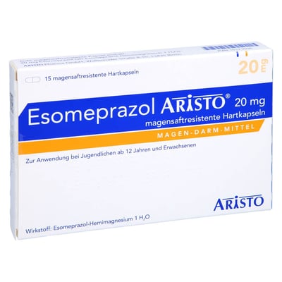 Esomeprazol Aristo 20 mg