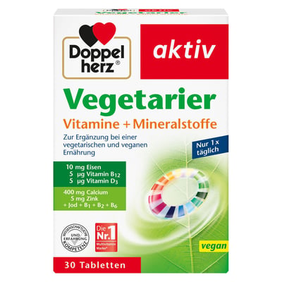 Doppelherz Vegetarier Vitamine + Mineralstoffe
