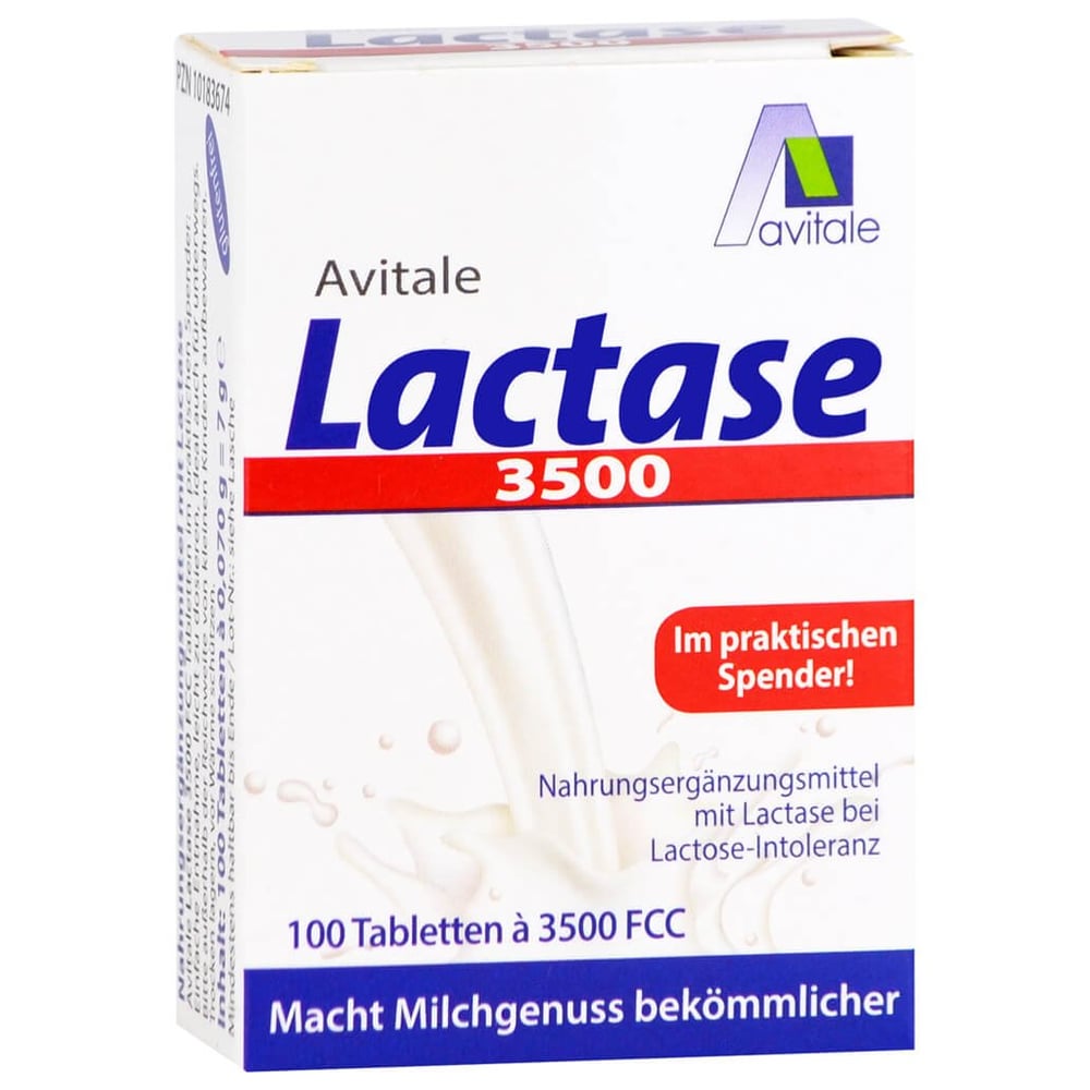 Lactase 3500 FCC Tabletten im Klickspender