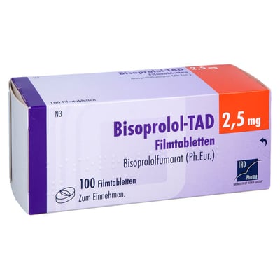 Bisoprolol-TAD 2,5 mg
