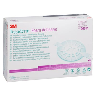 Tegaderm 3m Foam Adh 10x11