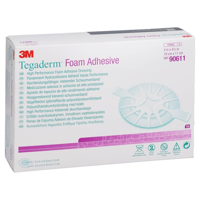 Tegaderm 3m Foam Adh 10x11