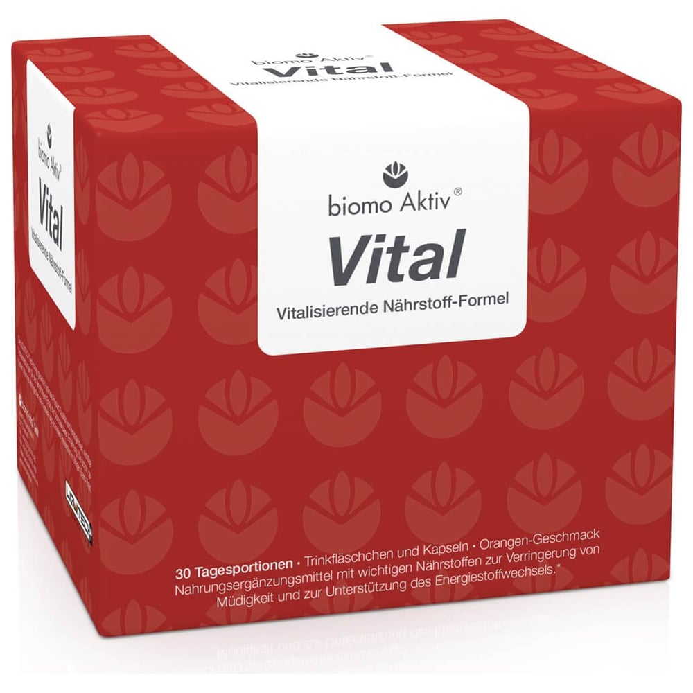 Biomo Aktiv Vital Trinkflaschen 30-Tagesportionen