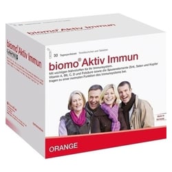 Biomo Aktiv Immun Trinkflasche +Tab.30-Tages-Kombi